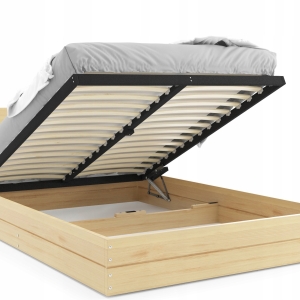 łóżko 160x200 z materacami pojemnikiem stelaż Montana